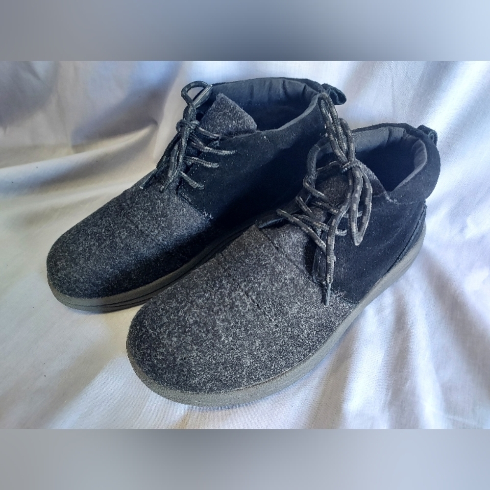 Lamo Koen Chukka Black Wool mens Shoes Size‎ 7